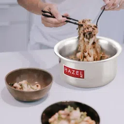 HAZEL Silver Aluminium Boiling Tope with Lid (3L) image 2