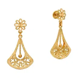 Malabar Gold and Diamonds 22k (916) Yellow Gold Earrings for Women-picture-40