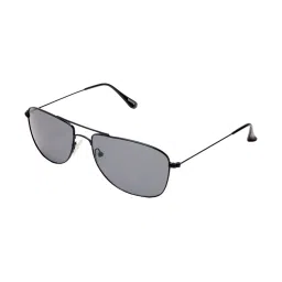 Roadies Dark Grey Polarized Beveled Unisex Sunglasses image 1