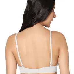 IN CARE White & Brown Cotton T-Shirt Bras - Pack Of 2 image 3