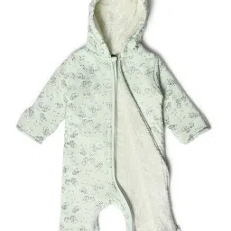 MiArcus Kids Blue Printed Full Sleeves Jumpsuit image 3