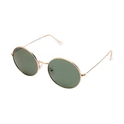 Roadies Green Polarized Oval Unisex Sunglasses image 1