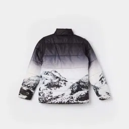 Fame Forever by Lifestyle Kids Blue Regular Fit Printed Jacket image 2