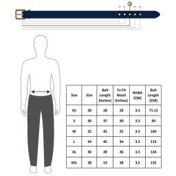 Louis Philippe Black Leather Waist Belt for Men image 2