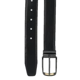 Louis Philippe Brown Leather Reversible Belt for Men image 5