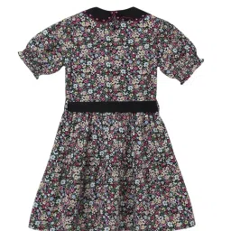 Blue Giraffe Kids Multicolor Floral Dress image 2