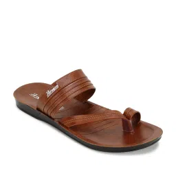 Paragon Men's Tan Toe Ring Sandals image 2