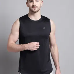 Friskers Black Regular Fit Graphic Sports T-Shirt-picture-16