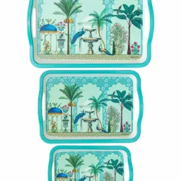 Servewell Blue Melamine Trays - Set of 3 image 2