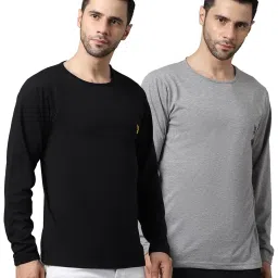 Vimal Jonney Black & Grey Sports T-Shirt - Pack of 2 image 1