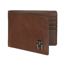 Tommy Hilfiger Brown Barca RFID Protected Slimfold Wallet image 2