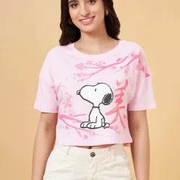 Honey by Pantaloons Pink Cotton Printed T-Shirt-picture-37