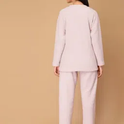 Sweet Dreams Blue Regular Fit Applique Pyjama set image 2