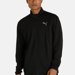 Puma Cloudspun Black Full Sleeves Jacket image 1