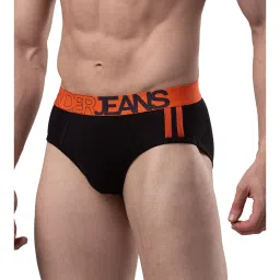 UnderJeans by Spykar Black Briefs image 3