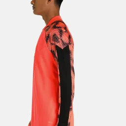 Puma Orange Slim Fit Printed Jacket image 3