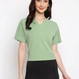 Latin Quarters Green A-Line Top image 1