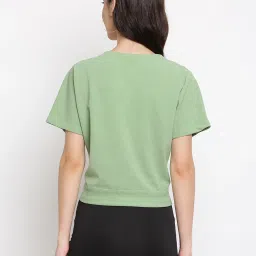 Latin Quarters Green A-Line Top image 2