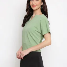 Latin Quarters Green A-Line Top image 3