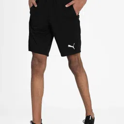Puma Active Interlock Black Regular Fit Sports Shorts image 1