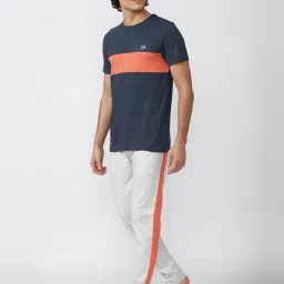 peter england Men GreyPrint Casual Track Pants image 3