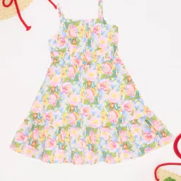 Pantaloons Junior Girls Multicoloured Dress-image-85