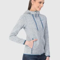 Woodland Grey Self Print Hoodie image 4