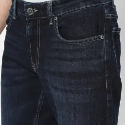 Spykar Dark Blue Lightly Washed Jeans image 4
