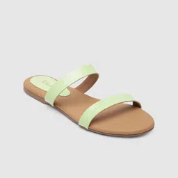 Inc 5 Women Textured Open Toe Flats-picture-47