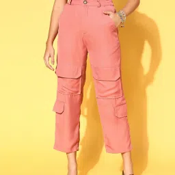 Melon by PlusS Peach Regular Fit Cargo image 1