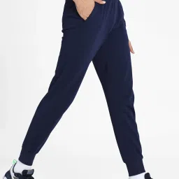 Puma Navy Cotton Regular Fit Trackpants image 4