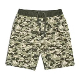 HELLCAT Kids Green Camouflage Shorts-image-42
