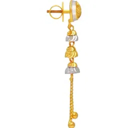 Malabar Gold and Diamonds 22k (916) Yellow Gold Earrings for Women image 2