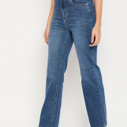 MADAME Blue Mid Rise Jeans image 3