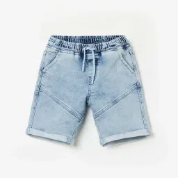 Fame Forever by Lifestyle Kids Blue Regular Fit Shorts-picture-38