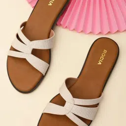 Rocia by Regal Women's Beige Casual Sandals-picture-40