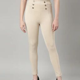 showoffff SHOWOFF Beige Jeggings-picture-43