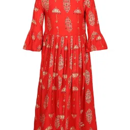 Aarika Kids Red Printed Kurta image 2