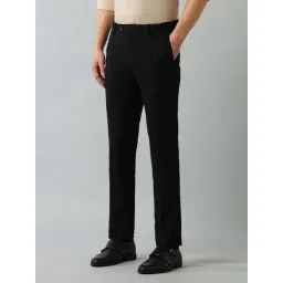 Arrow Black Regular Fit Trousers image 3