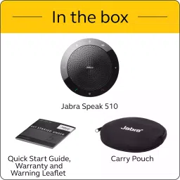 Jabra Speak 510 10 Watt Wireless Bluetooth Portable Speaker (Black) image 4