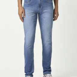 HJ HASASI Blue Slim Fit Stretchable Jeans-picture-16