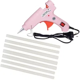 CRAFTYGUN 20 W Standard Temperature Mini Glue Gun with 7 Sticks Pink 7 mm Stick Diameter, PPIINK--MINI-7-STKKS-20WT-picture-11