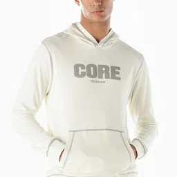 Jack & Jones Men Typography Printed Full Sleeves Hooded Sweatshirt-picture-22