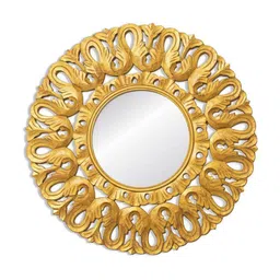 VAS collection home Textured  Wooden Wall Mirrors image 1