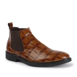 Carlton London Men's Tan Chelsea Boots image 3