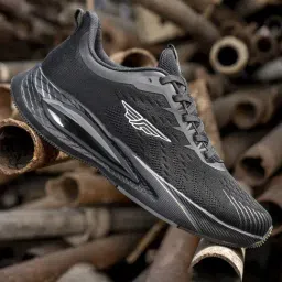 Red Tape Men's Black Running Shoes-picture-24