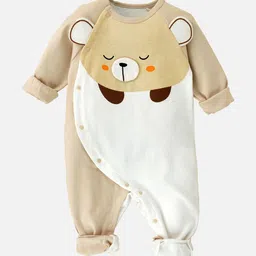 Little Surprise Box LLP Infants 3D Eared Bear Full Sleeves Jumpsuit Rompers-picture-47