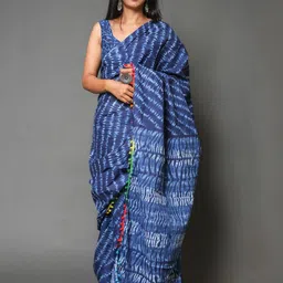 Pinkcity Trade World Pure Cotton Ikat Saree-picture-40