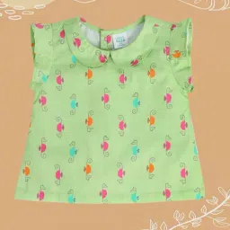 MINIKLUB Kids Green Printed Top-image-59