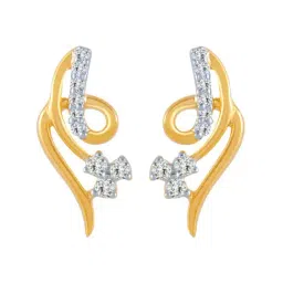P.C. Chandra Jewellers 18 kt Gold & Diamond Earrings-picture-10